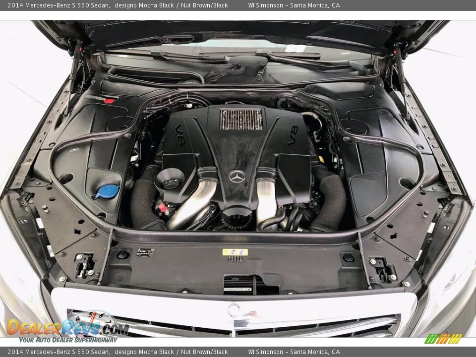 2014 Mercedes-Benz S 550 Sedan 4.6 Liter Twin-Turbocharged DOHC 32-Valve VVT V8 Engine Photo #9