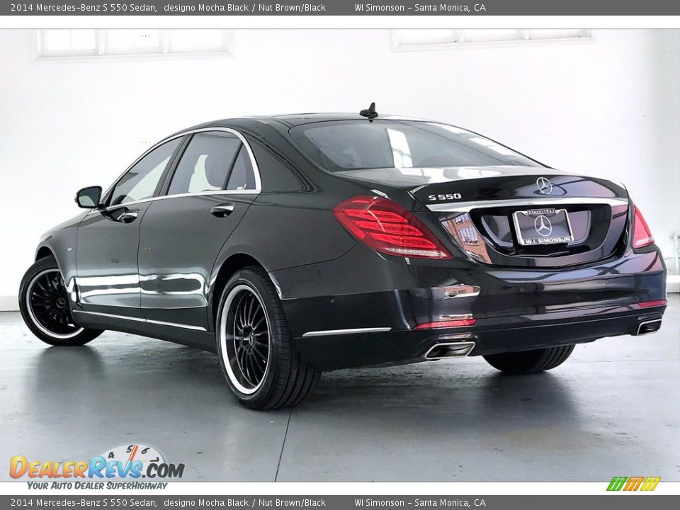 designo Mocha Black 2014 Mercedes-Benz S 550 Sedan Photo #10