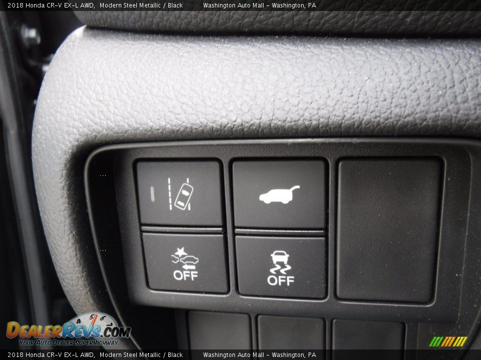 2018 Honda CR-V EX-L AWD Modern Steel Metallic / Black Photo #17