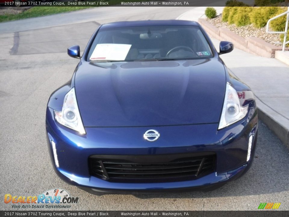 2017 Nissan 370Z Touring Coupe Deep Blue Pearl / Black Photo #13