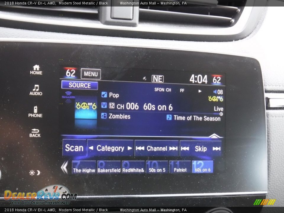 2018 Honda CR-V EX-L AWD Modern Steel Metallic / Black Photo #19