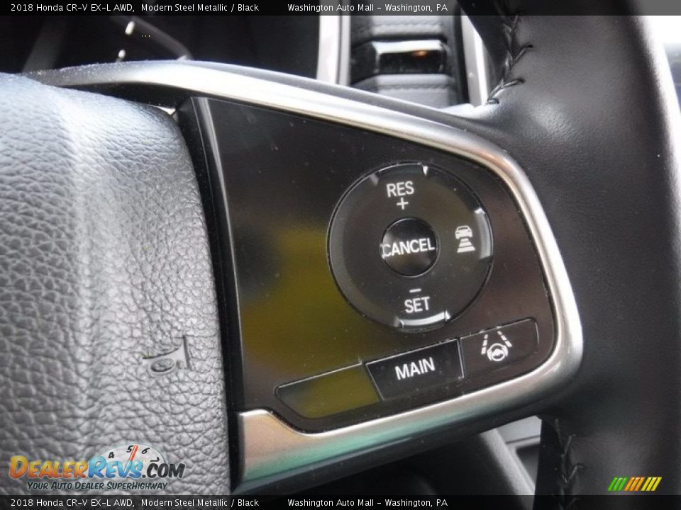 2018 Honda CR-V EX-L AWD Modern Steel Metallic / Black Photo #22