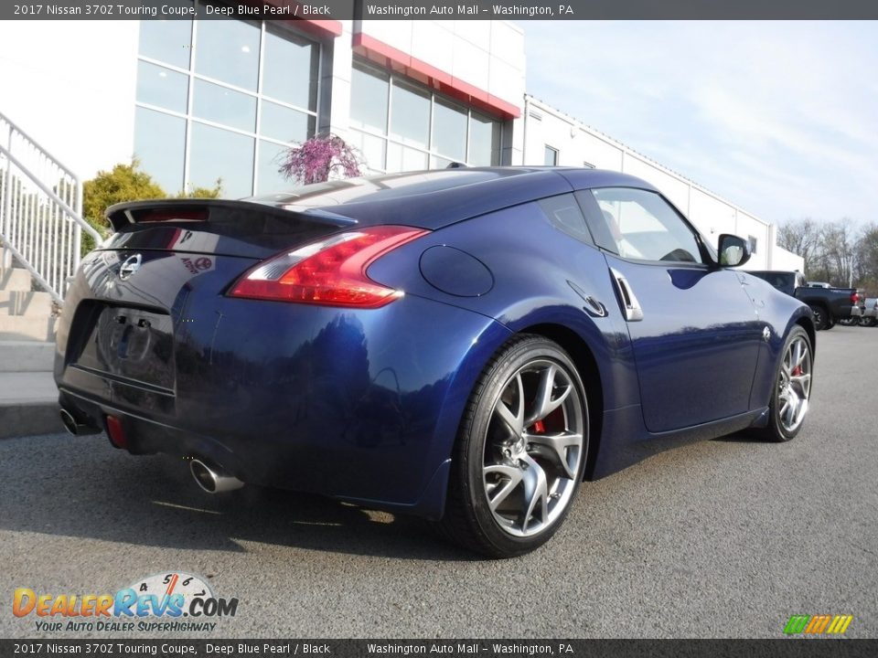 2017 Nissan 370Z Touring Coupe Deep Blue Pearl / Black Photo #18