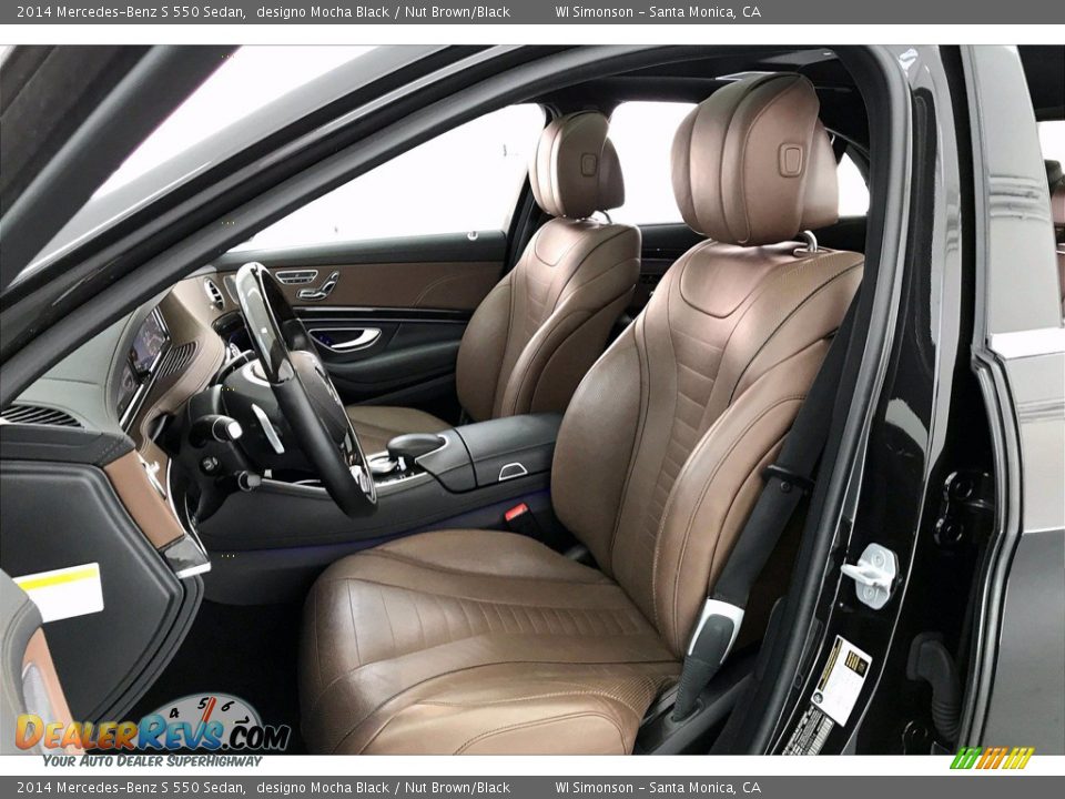 Front Seat of 2014 Mercedes-Benz S 550 Sedan Photo #18