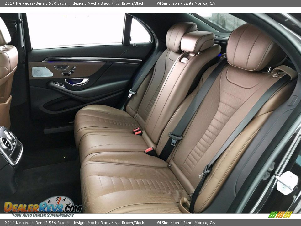 Rear Seat of 2014 Mercedes-Benz S 550 Sedan Photo #20