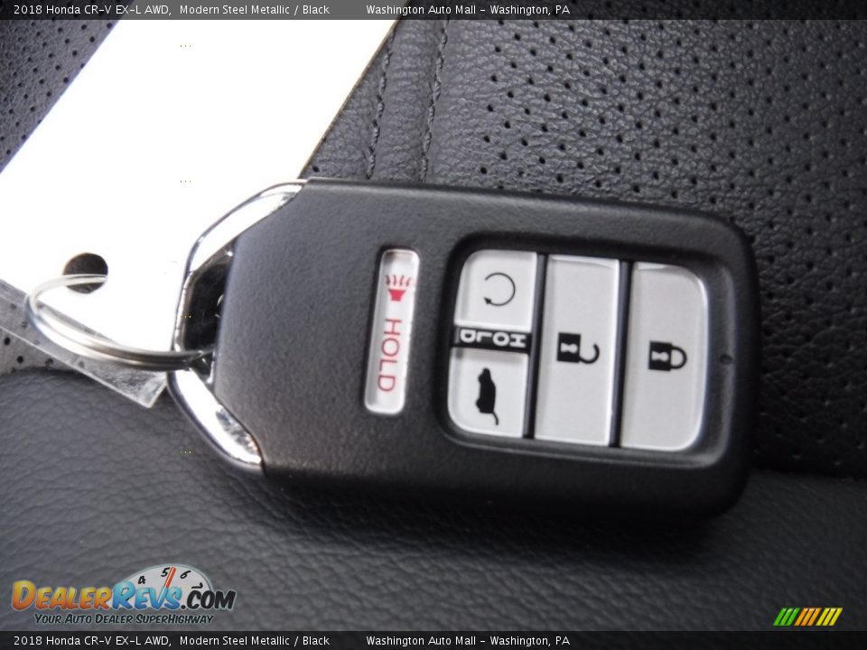 2018 Honda CR-V EX-L AWD Modern Steel Metallic / Black Photo #28