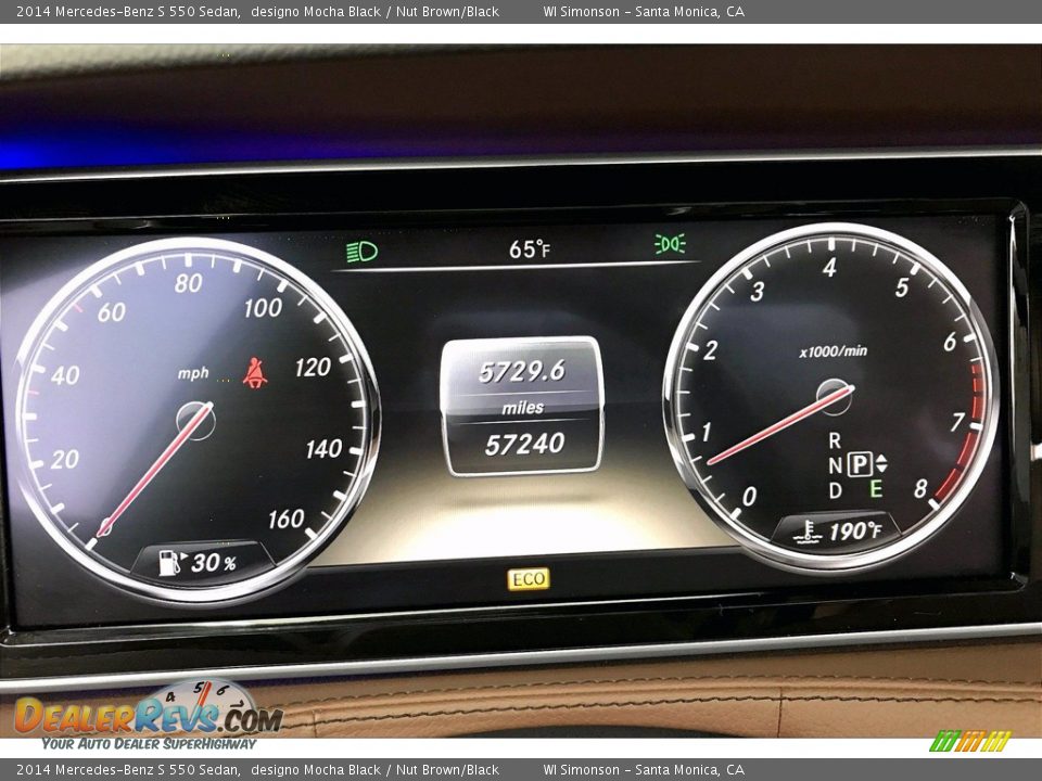 2014 Mercedes-Benz S 550 Sedan Gauges Photo #23