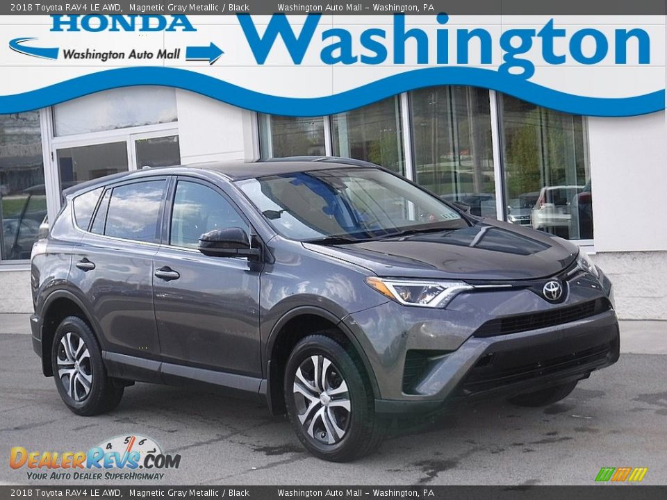 2018 Toyota RAV4 LE AWD Magnetic Gray Metallic / Black Photo #1