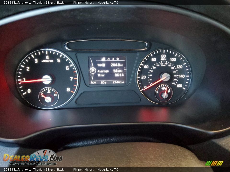 2018 Kia Sorento L Titanium Silver / Black Photo #22