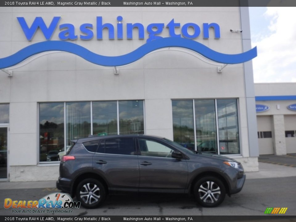 2018 Toyota RAV4 LE AWD Magnetic Gray Metallic / Black Photo #2