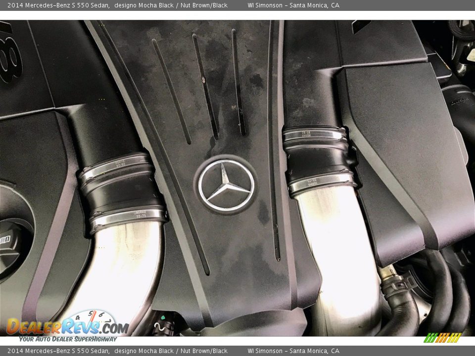 2014 Mercedes-Benz S 550 Sedan designo Mocha Black / Nut Brown/Black Photo #32