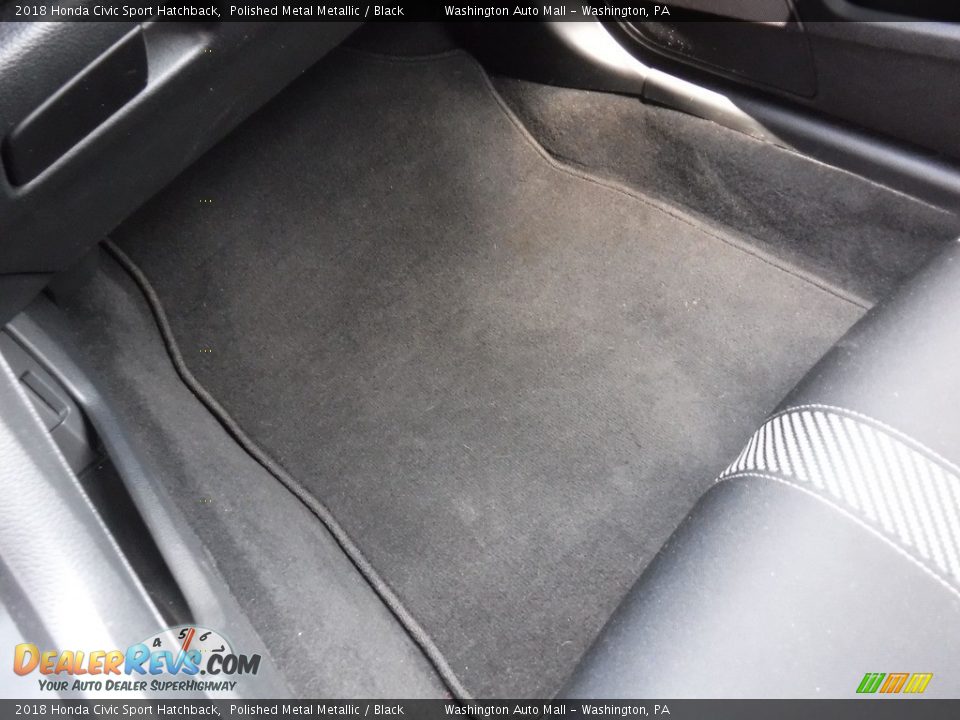 2018 Honda Civic Sport Hatchback Polished Metal Metallic / Black Photo #18