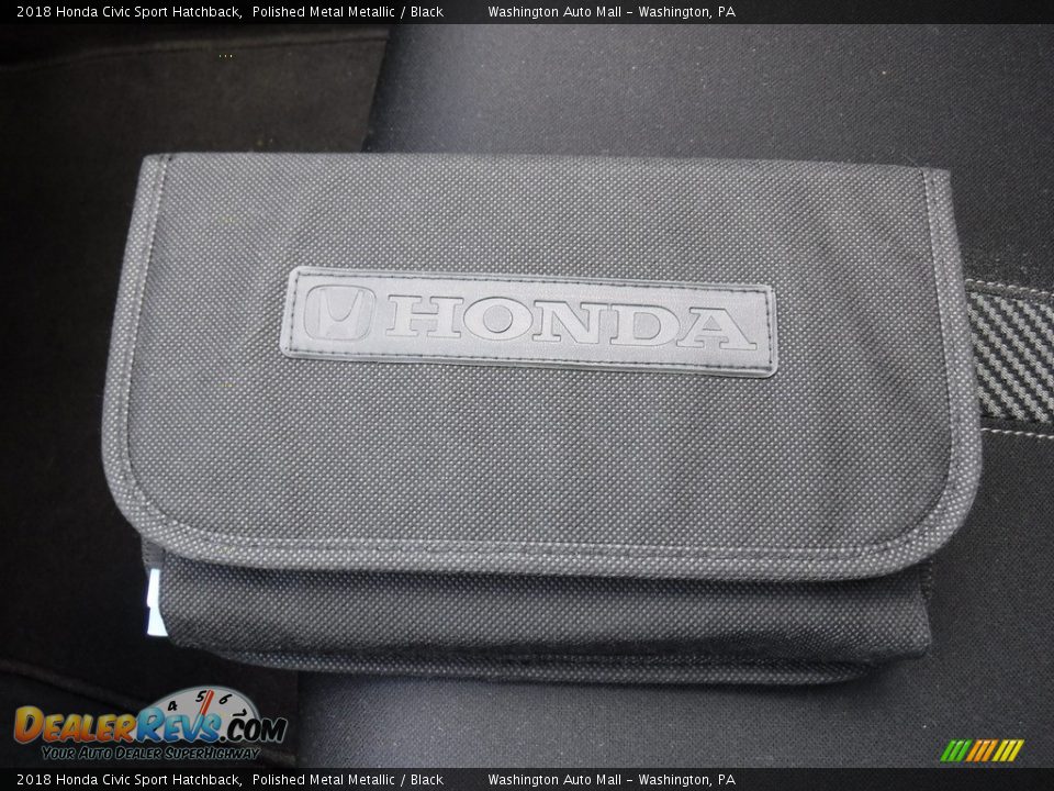 2018 Honda Civic Sport Hatchback Polished Metal Metallic / Black Photo #26