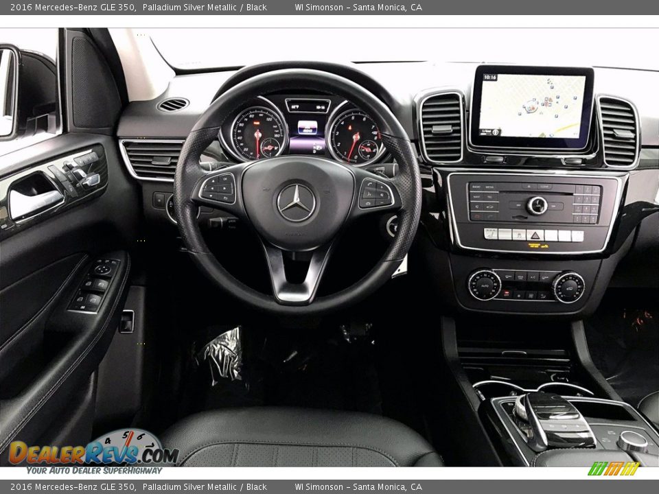 2016 Mercedes-Benz GLE 350 Palladium Silver Metallic / Black Photo #4