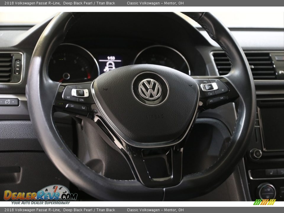 2018 Volkswagen Passat R-Line Deep Black Pearl / Titan Black Photo #7