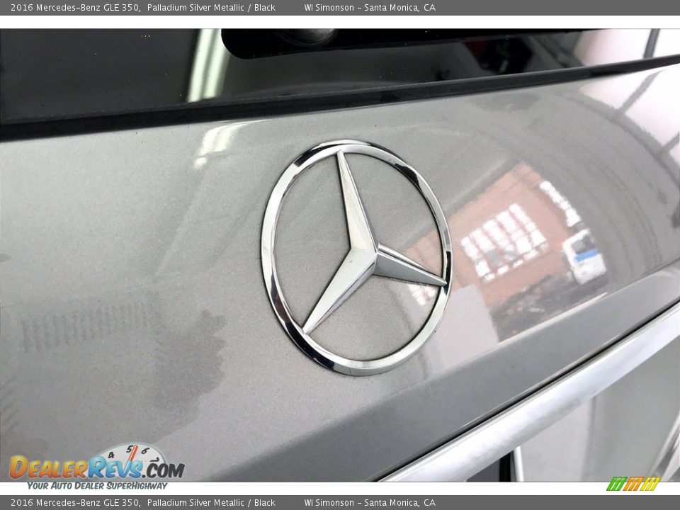 2016 Mercedes-Benz GLE 350 Palladium Silver Metallic / Black Photo #7