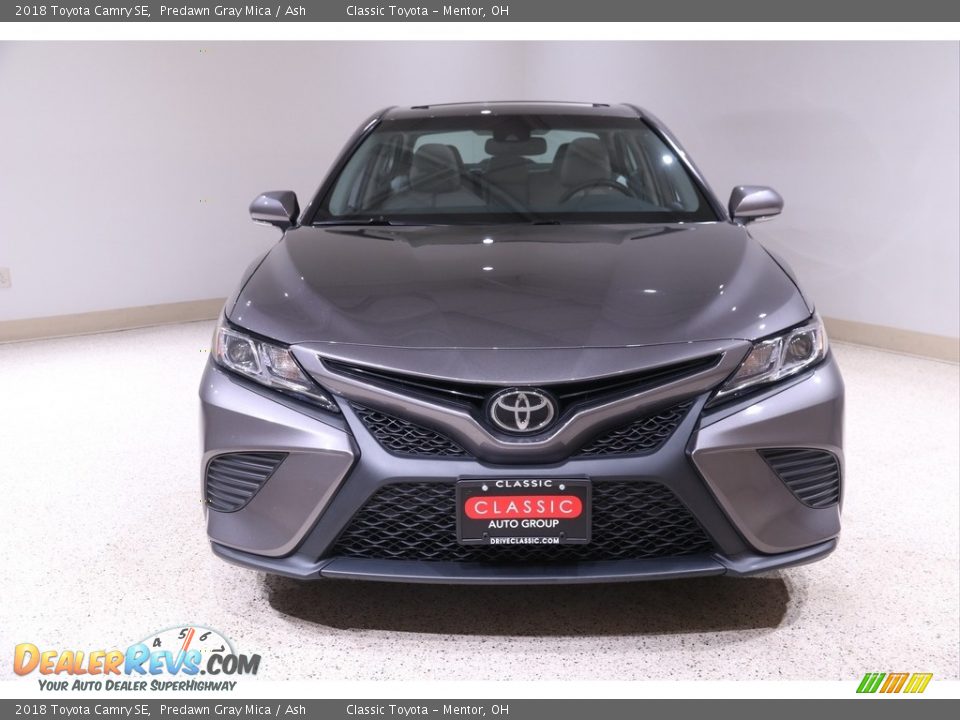 2018 Toyota Camry SE Predawn Gray Mica / Ash Photo #2