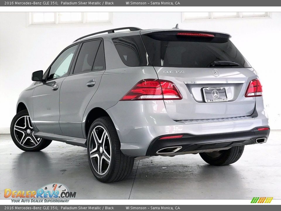 2016 Mercedes-Benz GLE 350 Palladium Silver Metallic / Black Photo #10