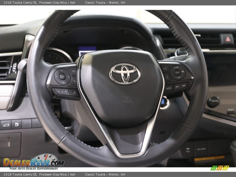 2018 Toyota Camry SE Predawn Gray Mica / Ash Photo #7