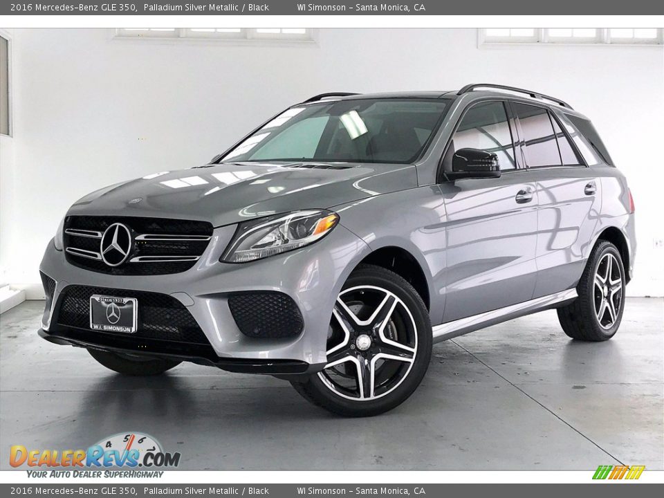 2016 Mercedes-Benz GLE 350 Palladium Silver Metallic / Black Photo #12