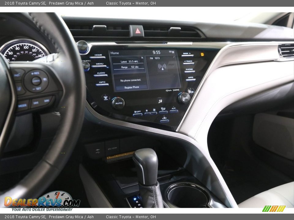 2018 Toyota Camry SE Predawn Gray Mica / Ash Photo #9