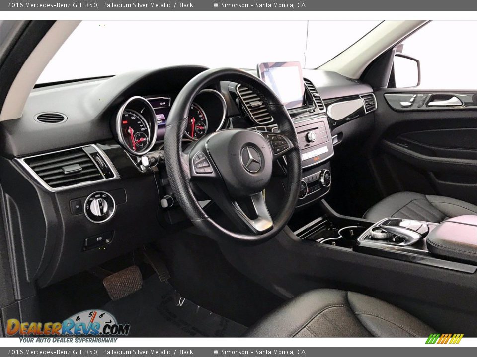 2016 Mercedes-Benz GLE 350 Palladium Silver Metallic / Black Photo #14