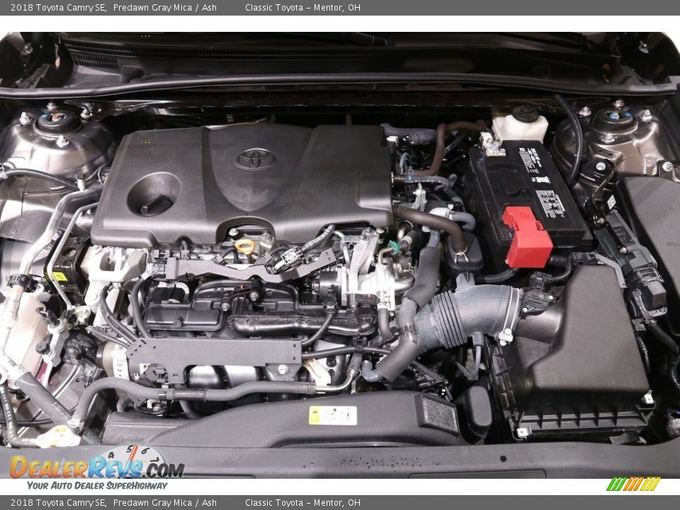 2018 Toyota Camry SE Predawn Gray Mica / Ash Photo #17