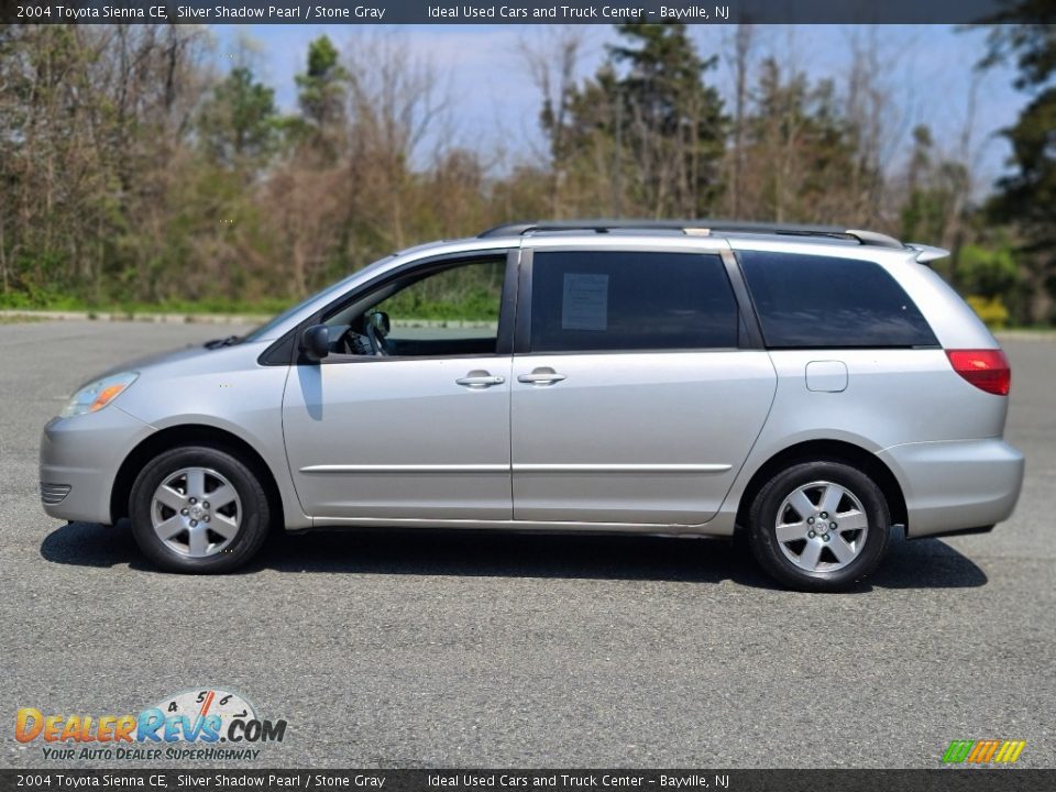 2004 Toyota Sienna CE Silver Shadow Pearl / Stone Gray Photo #2