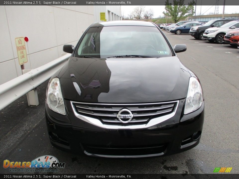 2011 Nissan Altima 2.5 S Super Black / Charcoal Photo #9