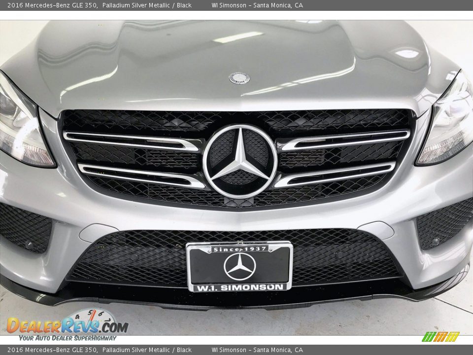 2016 Mercedes-Benz GLE 350 Palladium Silver Metallic / Black Photo #30