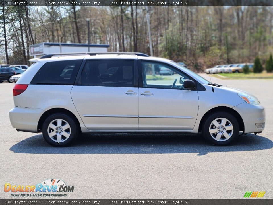 2004 Toyota Sienna CE Silver Shadow Pearl / Stone Gray Photo #6