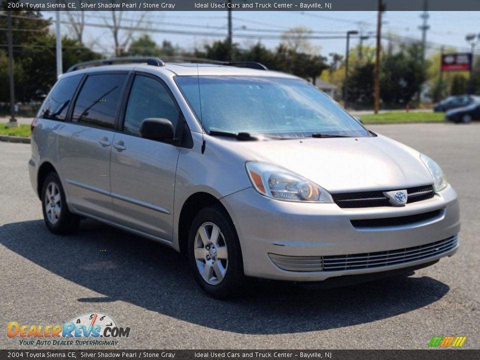 2004 Toyota Sienna CE Silver Shadow Pearl / Stone Gray Photo #7