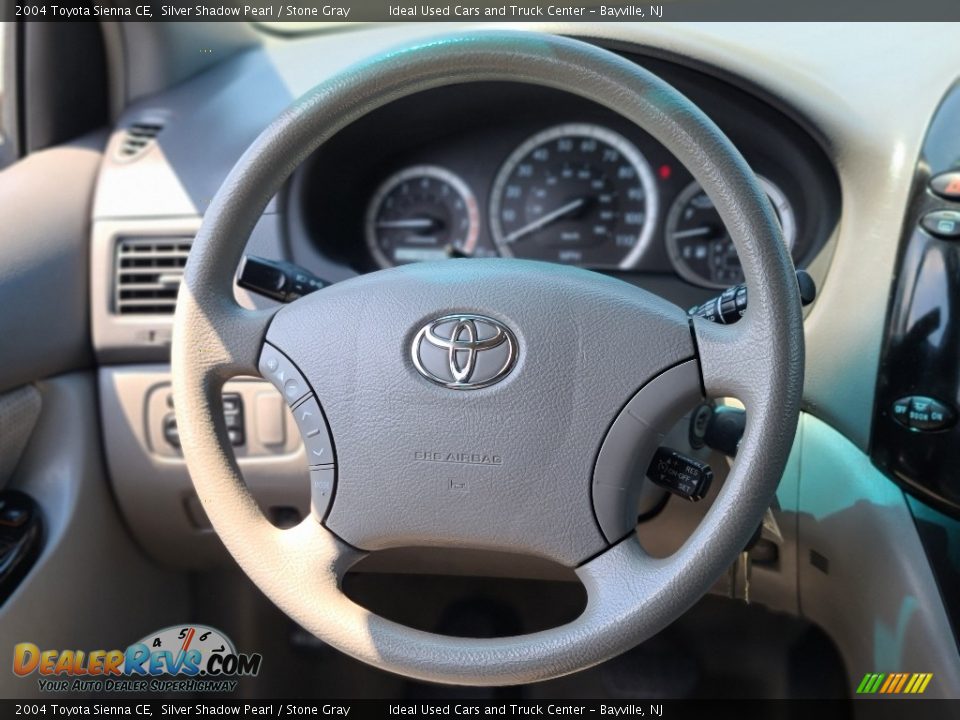 2004 Toyota Sienna CE Silver Shadow Pearl / Stone Gray Photo #21