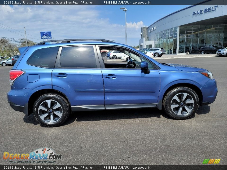 2018 Subaru Forester 2.5i Premium Quartz Blue Pearl / Platinum Photo #19