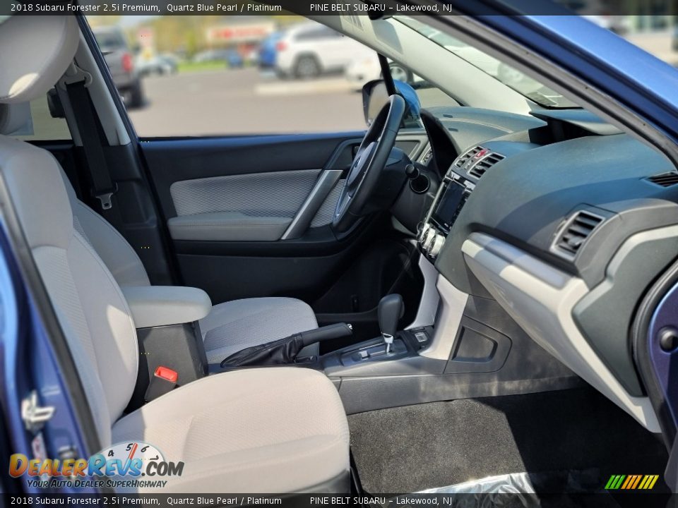 2018 Subaru Forester 2.5i Premium Quartz Blue Pearl / Platinum Photo #23