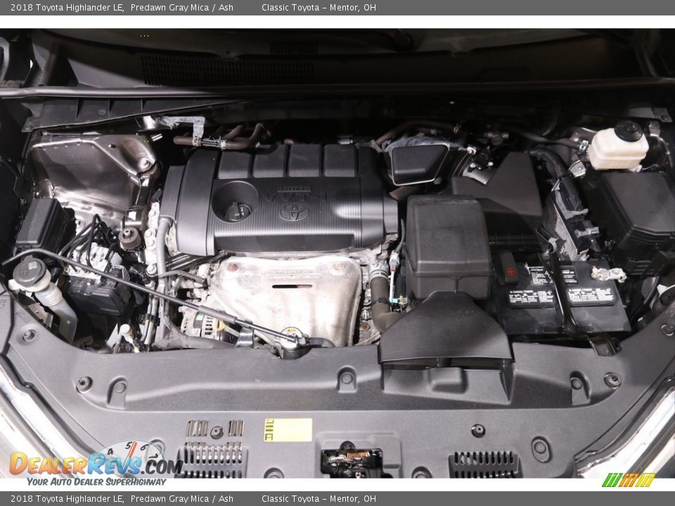 2018 Toyota Highlander LE Predawn Gray Mica / Ash Photo #17