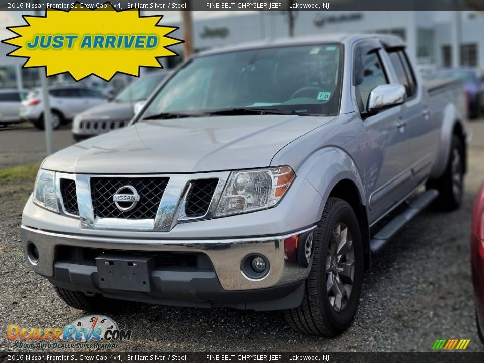 2016 Nissan Frontier SL Crew Cab 4x4 Brilliant Silver / Steel Photo #1