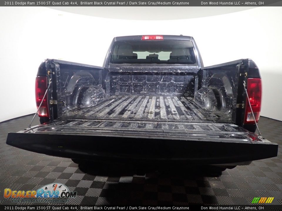 2011 Dodge Ram 1500 ST Quad Cab 4x4 Brilliant Black Crystal Pearl / Dark Slate Gray/Medium Graystone Photo #13