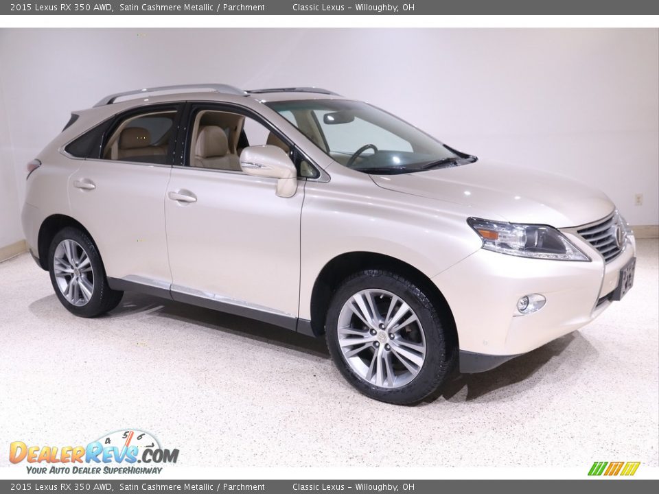 2015 Lexus RX 350 AWD Satin Cashmere Metallic / Parchment Photo #1