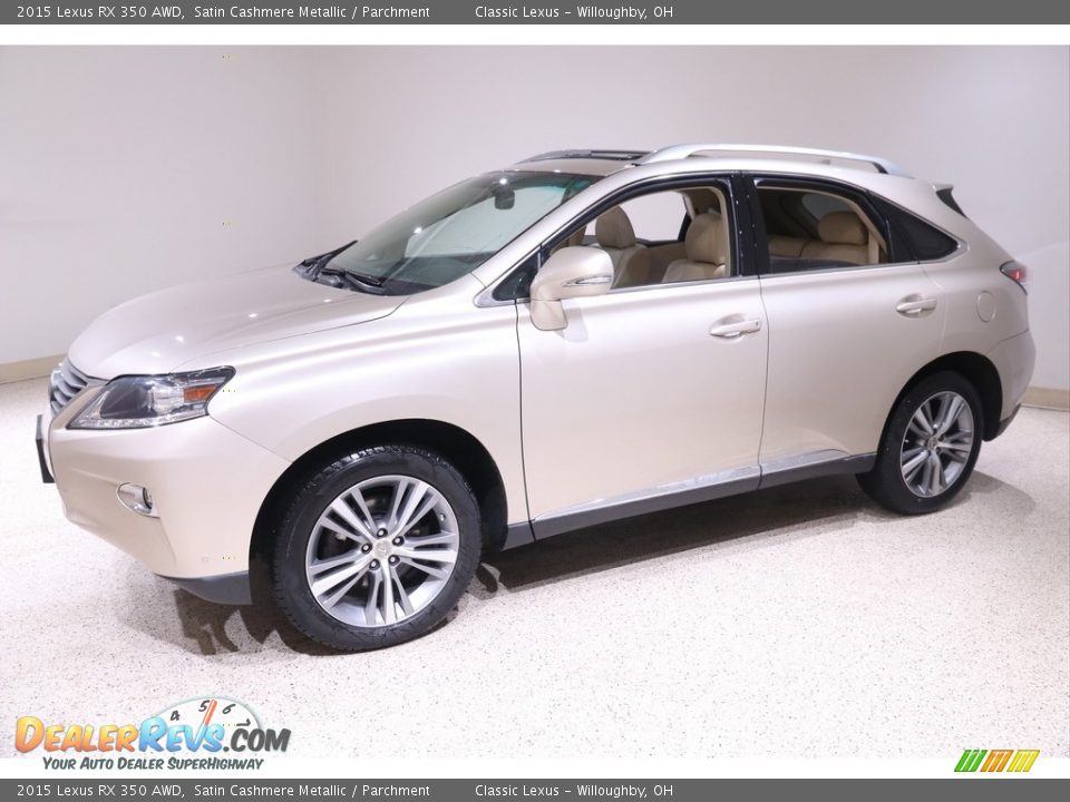 2015 Lexus RX 350 AWD Satin Cashmere Metallic / Parchment Photo #3