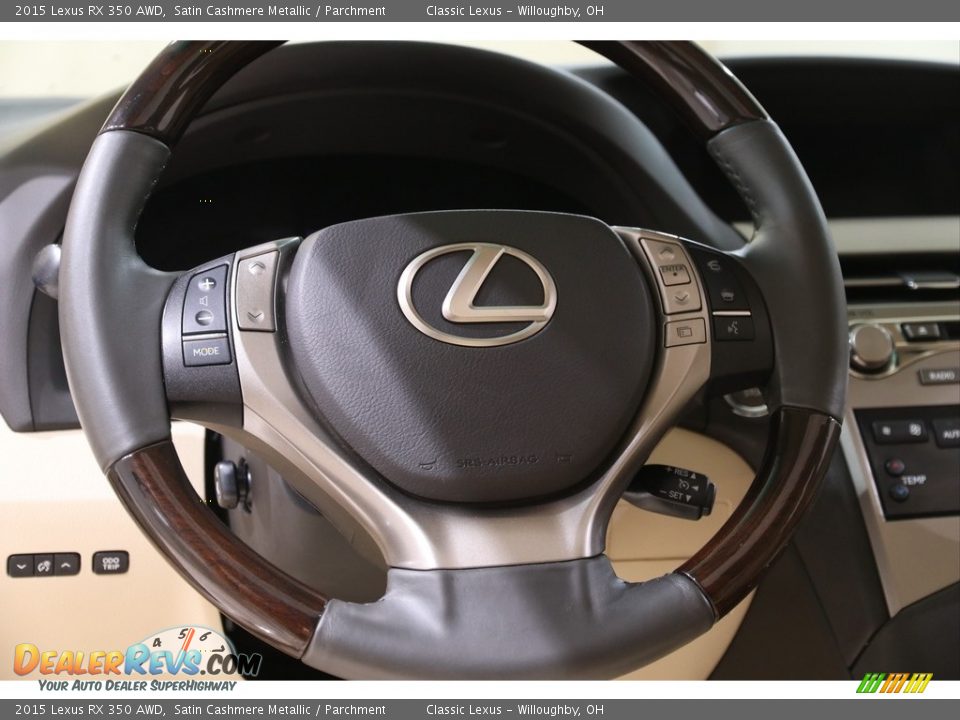 2015 Lexus RX 350 AWD Satin Cashmere Metallic / Parchment Photo #7