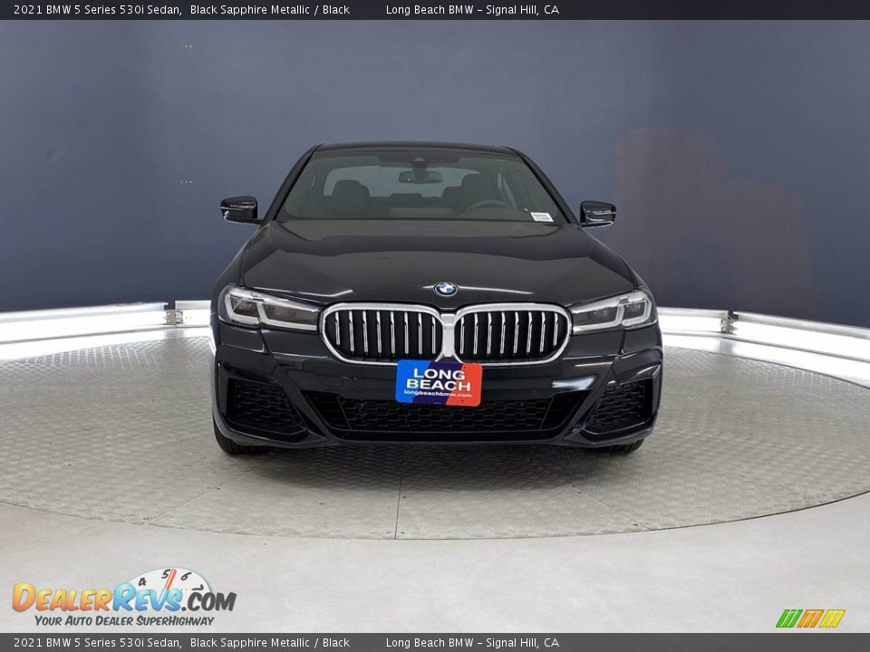 2021 BMW 5 Series 530i Sedan Black Sapphire Metallic / Black Photo #2