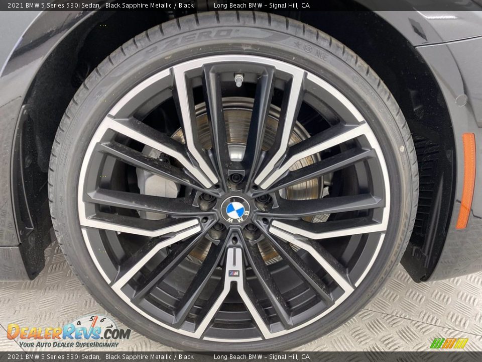 2021 BMW 5 Series 530i Sedan Black Sapphire Metallic / Black Photo #3