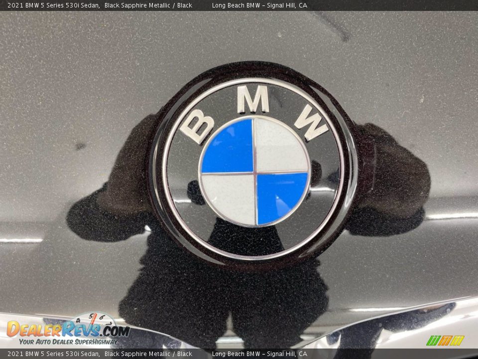 2021 BMW 5 Series 530i Sedan Black Sapphire Metallic / Black Photo #5