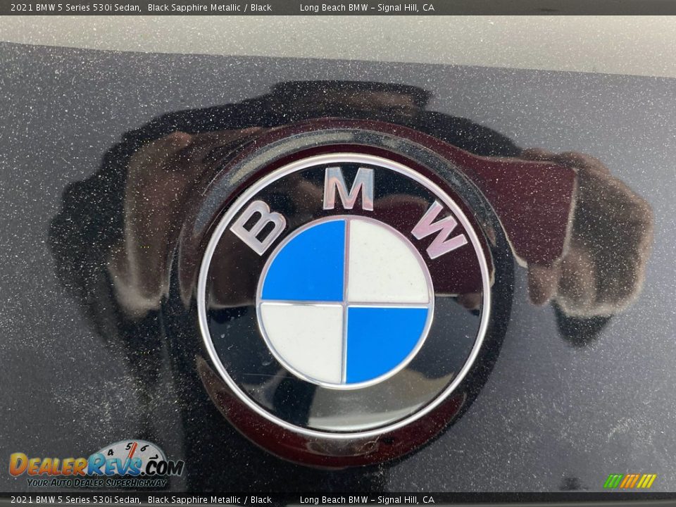 2021 BMW 5 Series 530i Sedan Black Sapphire Metallic / Black Photo #7