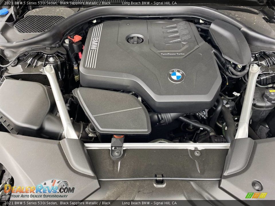 2021 BMW 5 Series 530i Sedan Black Sapphire Metallic / Black Photo #9