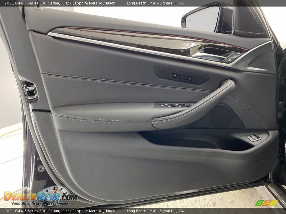2021 BMW 5 Series 530i Sedan Black Sapphire Metallic / Black Photo #10