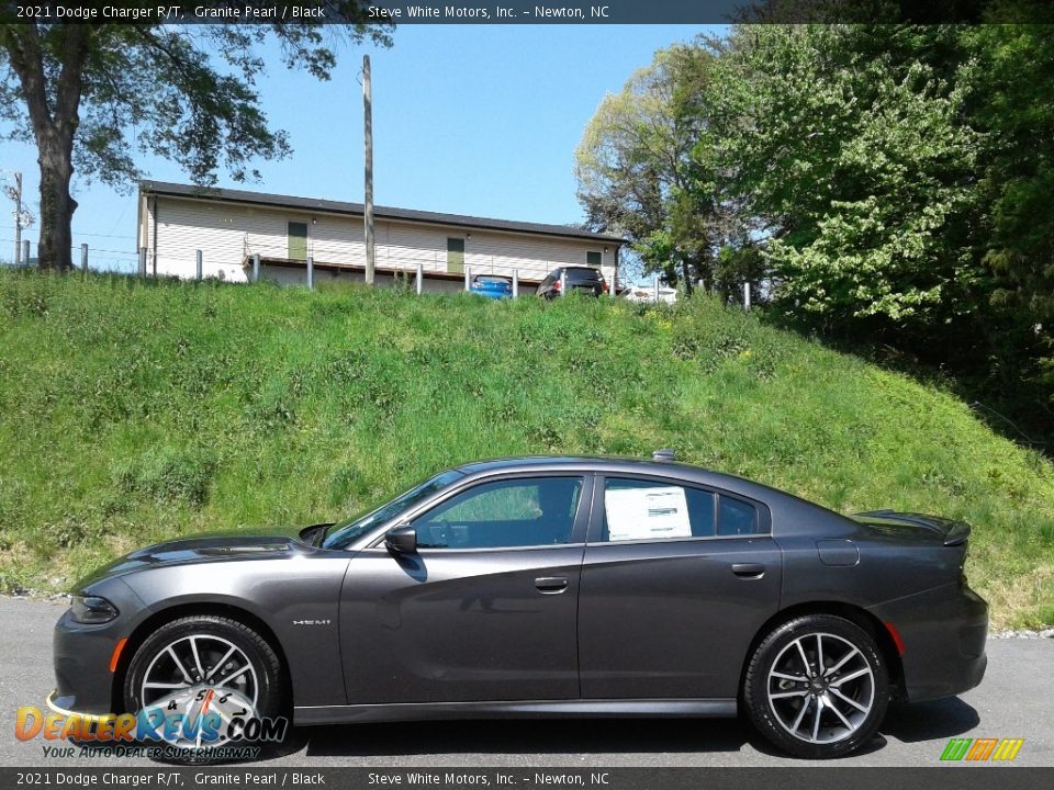 2021 Dodge Charger R/T Granite Pearl / Black Photo #1