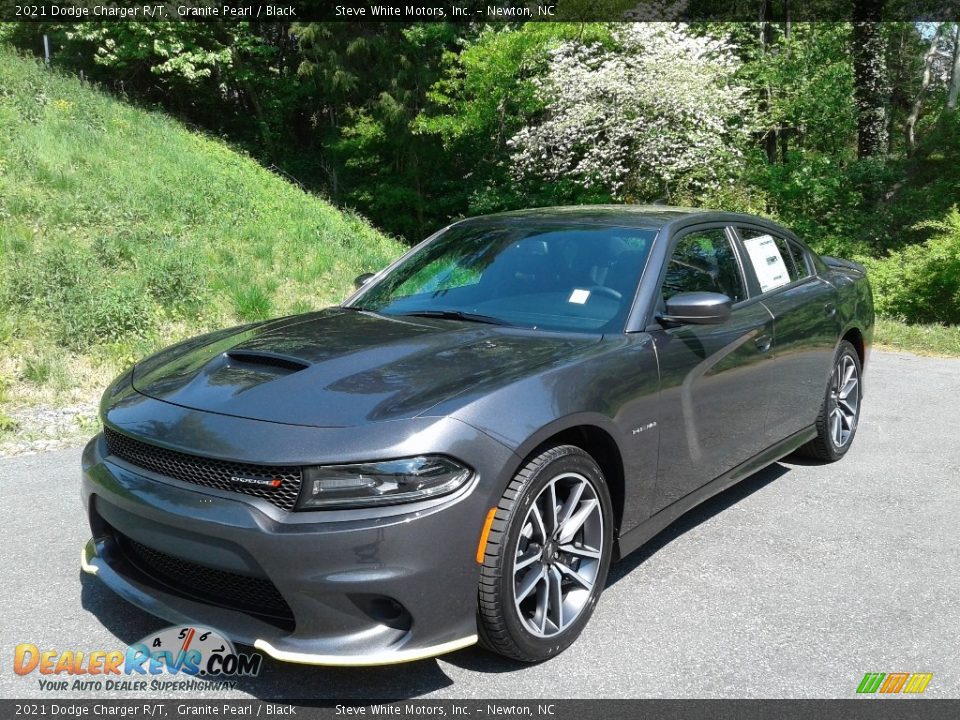 2021 Dodge Charger R/T Granite Pearl / Black Photo #2