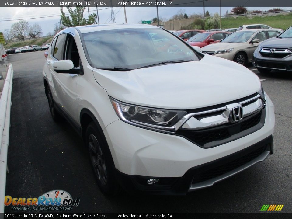 2019 Honda CR-V EX AWD Platinum White Pearl / Black Photo #7